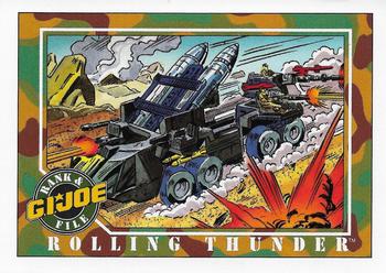 1991 Impel G.I. Joe #9 Rolling Thunder Front