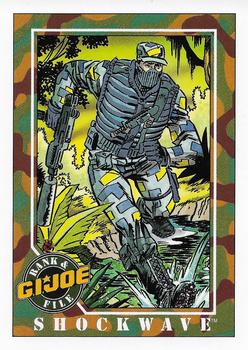 1991 Impel G.I. Joe #20 Shockwave Front