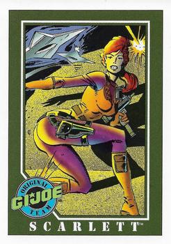 1991 Impel G.I. Joe #42 Scarlett Front