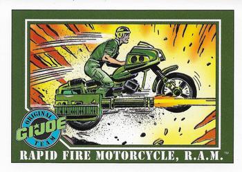 1991 Impel G.I. Joe #55 Rapid Fire Motorcycle, R.A.M. Front