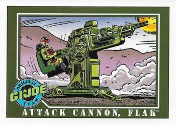 1991 Impel G.I. Joe #56 Attack Cannon, FLAK Front
