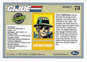1991 Impel G.I. Joe #73 Pathfinder Back