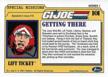 1991 Impel G.I. Joe #101 Getting There Back