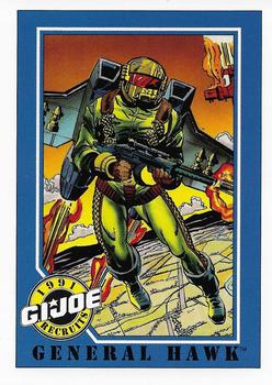 1991 Impel G.I. Joe #123 General Hawk Front