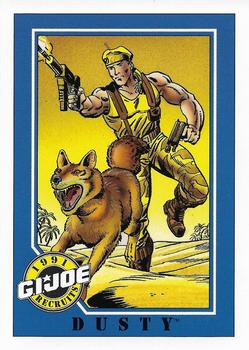 1991 Impel G.I. Joe #132 Dusty Front