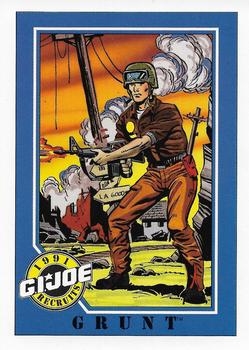 1991 Impel G.I. Joe #137 Grunt Front