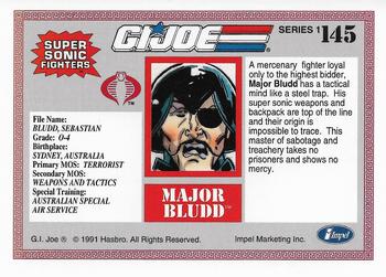 1991 Impel G.I. Joe #145 Major Bludd Back