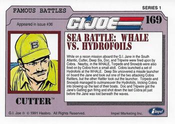 1991 Impel G.I. Joe #169 Sea Battle: Whale vs. Hydrofoils Back