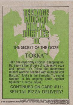 1991 Topps Teenage Mutant Ninja Turtles II: The Secret of the Ooze #10 Tokka Back