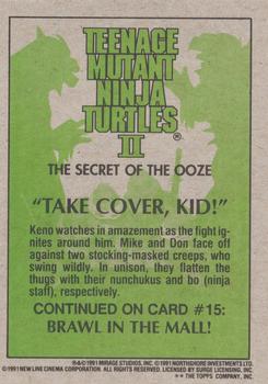 1991 Topps Teenage Mutant Ninja Turtles II: The Secret of the Ooze #14 