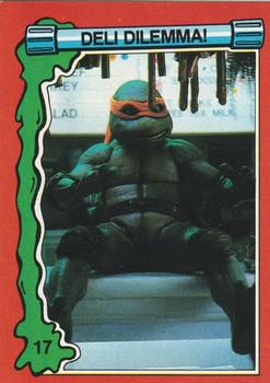 1991 Topps Teenage Mutant Ninja Turtles II: The Secret of the Ooze #17 Deli Dilemma! Front