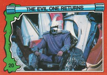 1991 Topps Teenage Mutant Ninja Turtles II: The Secret of the Ooze #20 The Evil One Returns Front