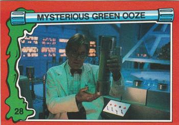 1991 Topps Teenage Mutant Ninja Turtles II: The Secret of the Ooze #28 Mysterious Green Ooze Front