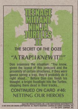 1991 Topps Teenage Mutant Ninja Turtles II: The Secret of the Ooze #45 