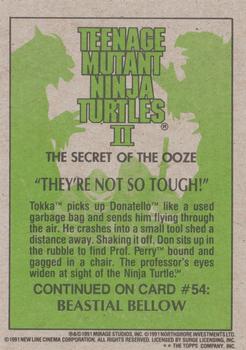 1991 Topps Teenage Mutant Ninja Turtles II: The Secret of the Ooze #53 
