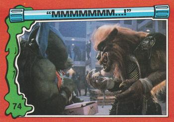 1991 Topps Teenage Mutant Ninja Turtles II: The Secret of the Ooze #74 