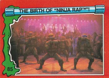 1991 Topps Teenage Mutant Ninja Turtles II: The Secret of the Ooze #85 The Birth of 
