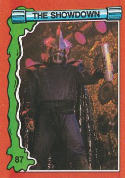 1991 Topps Teenage Mutant Ninja Turtles II: The Secret of the Ooze #87 The Showdown Front