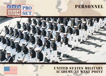 1991 Pro Set Desert Storm #125 United States Military Academy at West Point Front