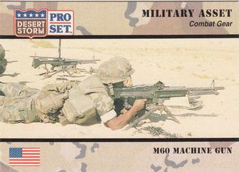 1991 Pro Set Desert Storm #198 M60 Machine Gun Front