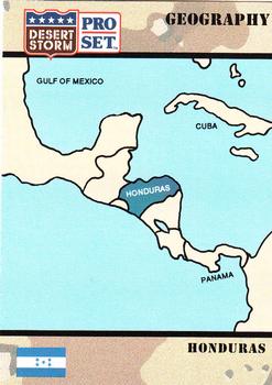 1991 Pro Set Desert Storm #21 Republic of Honduras Front