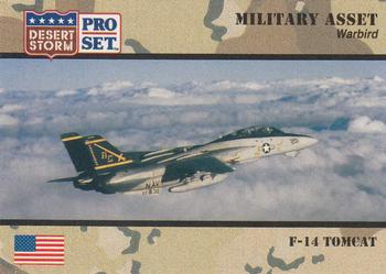 1991 Pro Set Desert Storm #221 F-14 Tomcat Front