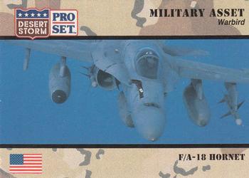 1991 Pro Set Desert Storm #225 F/A-18 Hornet Front