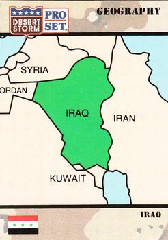 1991 Pro Set Desert Storm #25 Republic of Iraq Front