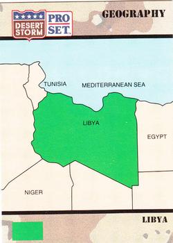 1991 Pro Set Desert Storm #34 Libya Front