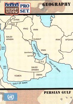 1991 Pro Set Desert Storm #44 Persian Gulf Front