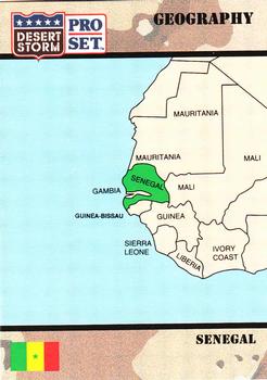 1991 Pro Set Desert Storm #51 Republic of Senegal Front