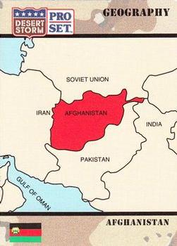 1991 Pro Set Desert Storm #1 Republic of Afghanistan Front