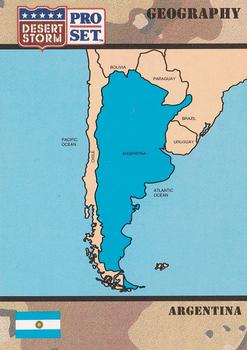 1991 Pro Set Desert Storm #2 Argentine Republic Front