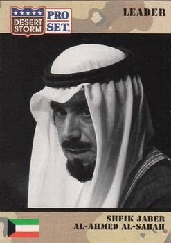 1991 Pro Set Desert Storm #72 Sheik Jaber Al-Ahmed Al-Sabah Front