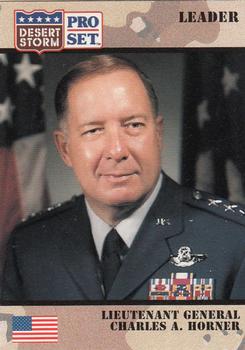 1991 Pro Set Desert Storm #83 Lt Gen. Charles A. Horner Front