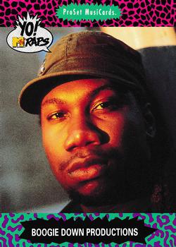 1991 Pro Set Yo! MTV Raps #10 Boogie Down Productions Front