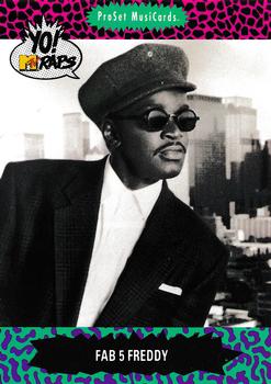 1991 Pro Set Yo! MTV Raps #121 Fab 5 Freddy Front