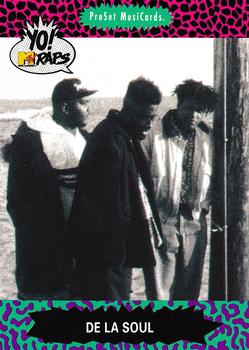 1991 Pro Set Yo! MTV Raps #13 De La Soul Front