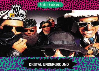 1991 Pro Set Yo! MTV Raps #17 Digital Underground Front