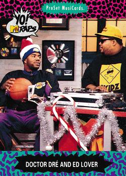 1991 Pro Set Yo! MTV Raps #19 Doctor Dré and Ed Lover Front
