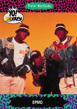 1991 Pro Set Yo! MTV Raps #24 EPMD Front