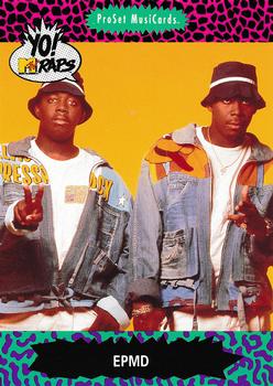 1991 Pro Set Yo! MTV Raps #25 EPMD Front