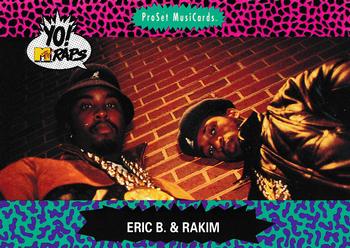 1991 Pro Set Yo! MTV Raps #27 Eric B. & Rakim Front