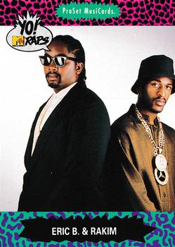 1991 Pro Set Yo! MTV Raps #29 Eric B. & Rakim Front