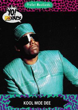 1991 Pro Set Yo! MTV Raps #41 Kool Moe Dee Front