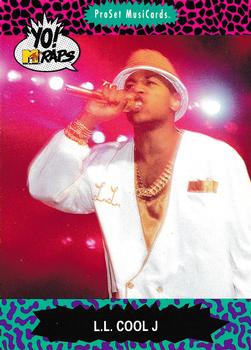 1991 Pro Set Yo! MTV Raps #47 L.L. Cool J Front