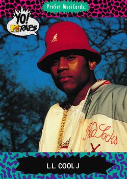 1991 Pro Set Yo! MTV Raps #49 L.L. Cool J Front