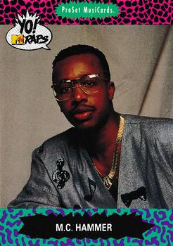 1991 Pro Set Yo! MTV Raps #51 M.C. Hammer Front