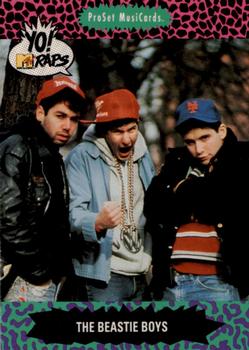 1991 Pro Set Yo! MTV Raps #102 The Beastie Boys Front