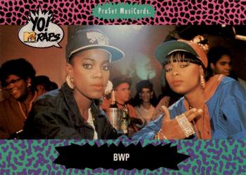1991 Pro Set Yo! MTV Raps #108 BWP Front